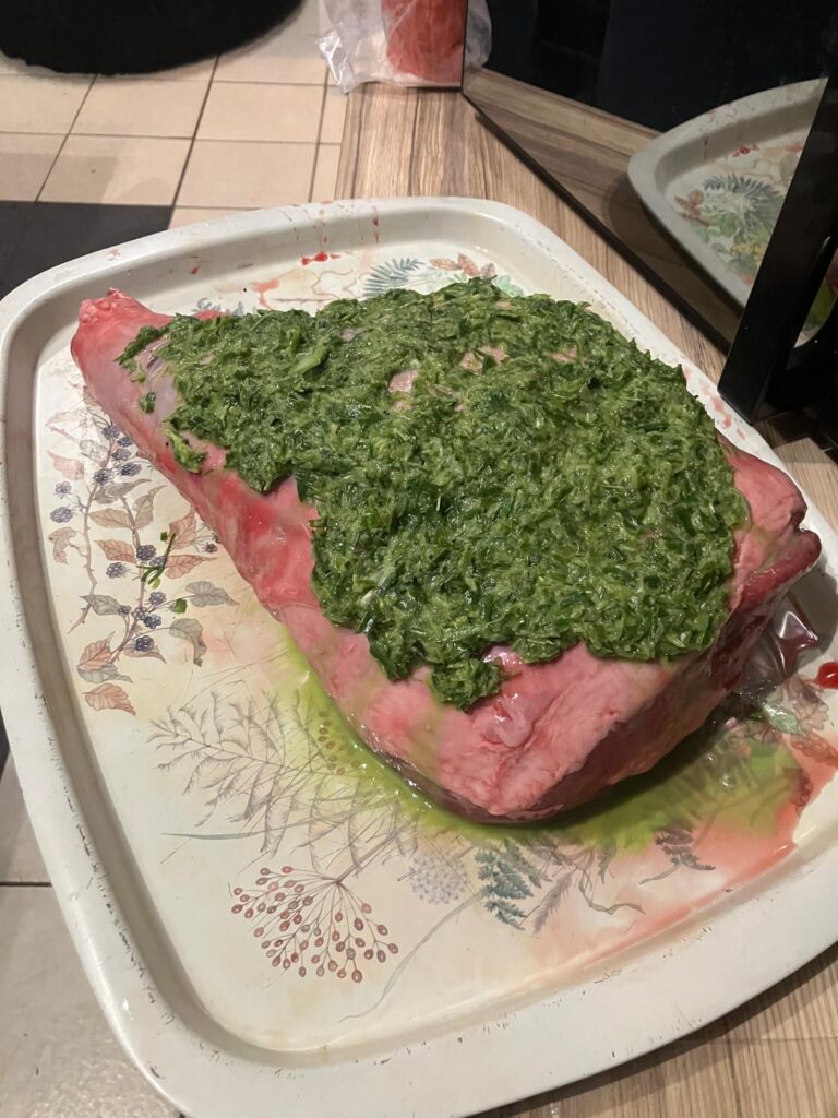 🐑 Wild Garlic Leg of Lamb Rub